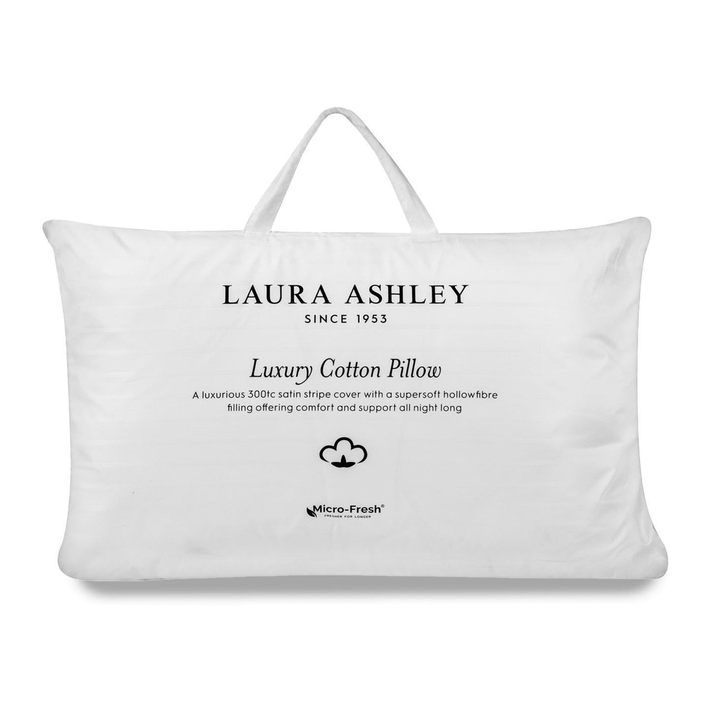 Laura Ashley Luxury Cotton Side Sleeper Pillow