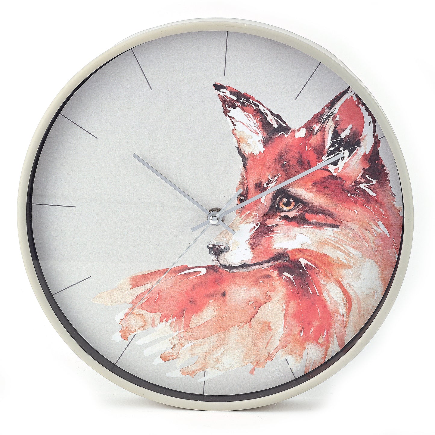 Meg Hawkins Fox Wall Clock 30cm