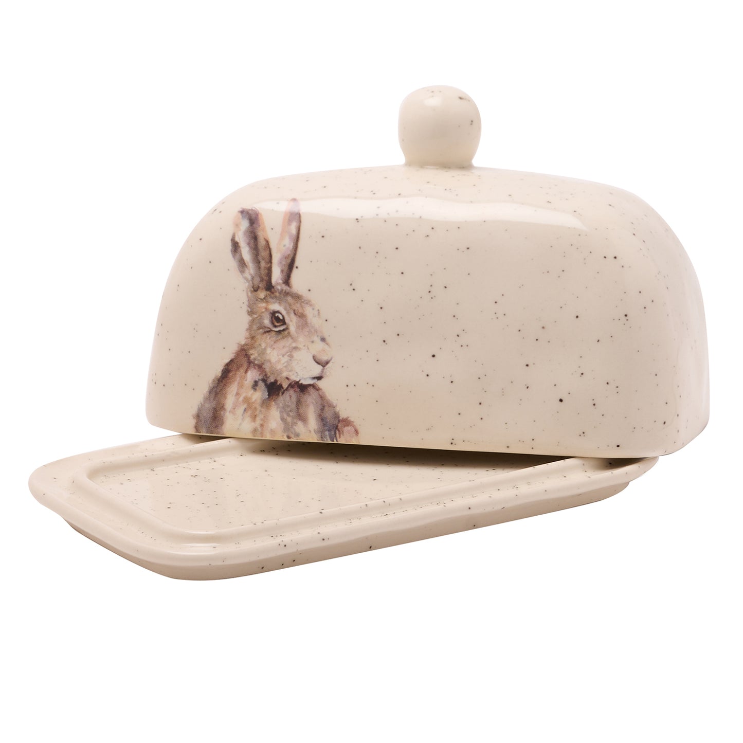 Meg Hawkins Hare Butter Dish