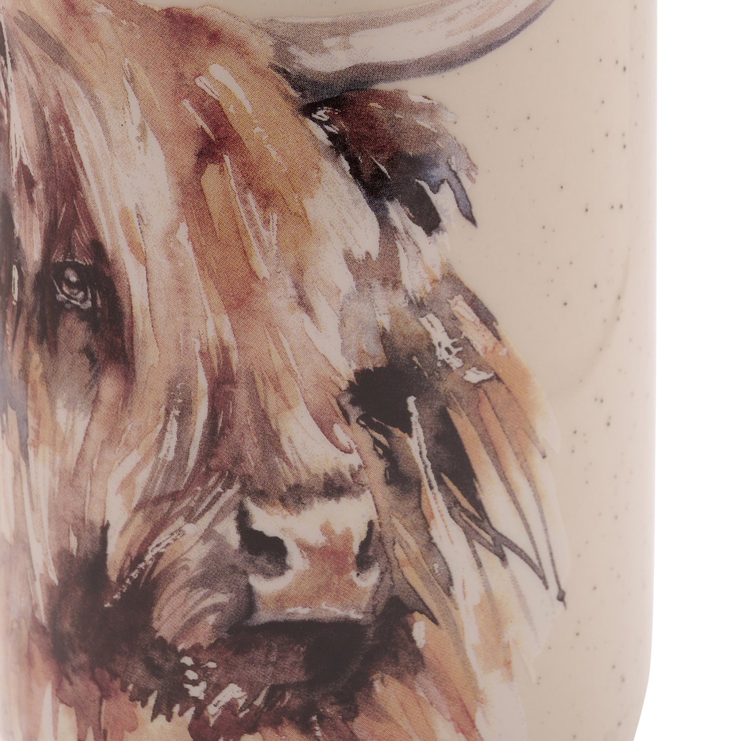 Meg Hawkins Highland Cow Tall Ceramic Vase