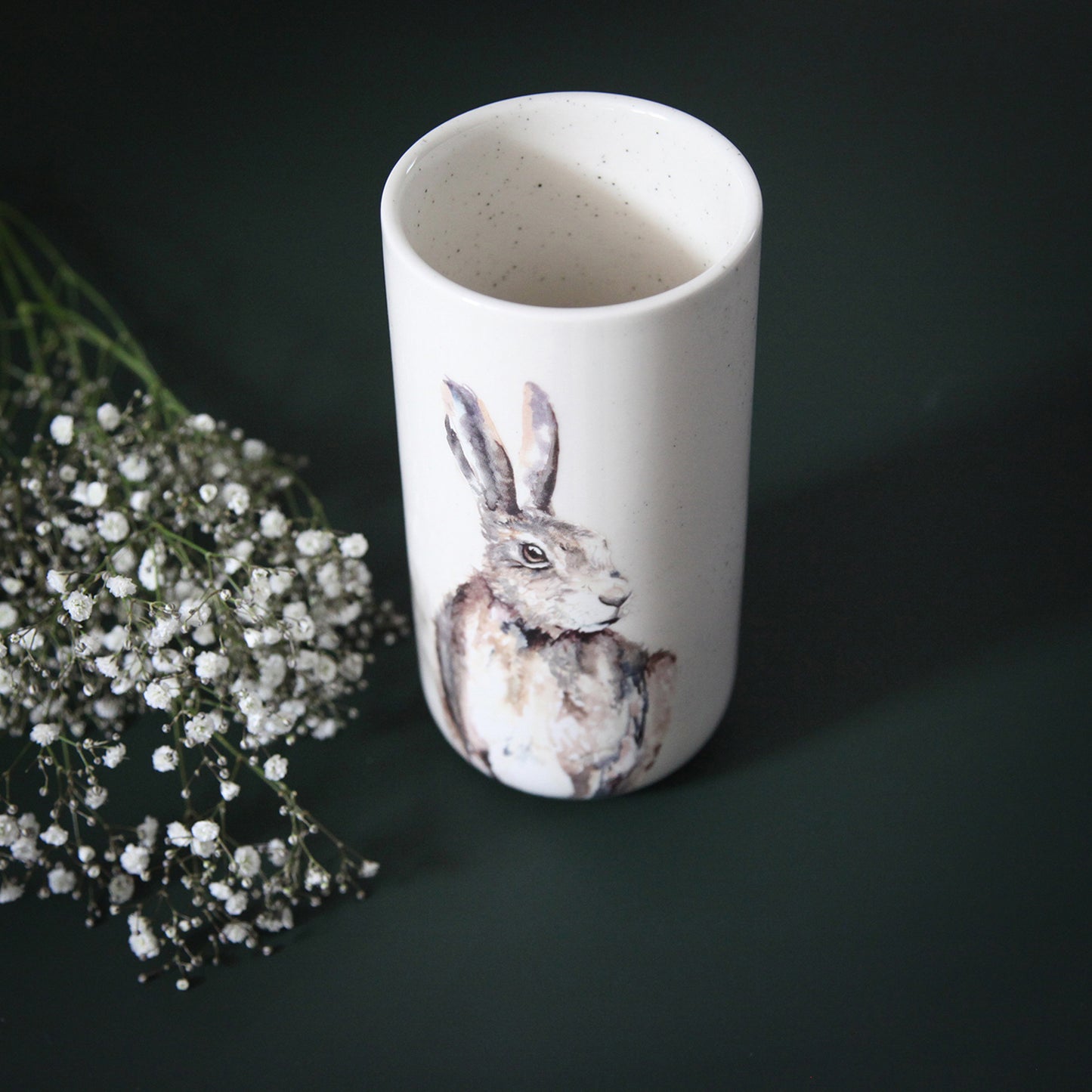 Meg Hawkins Hare Tall Ceramic Vase