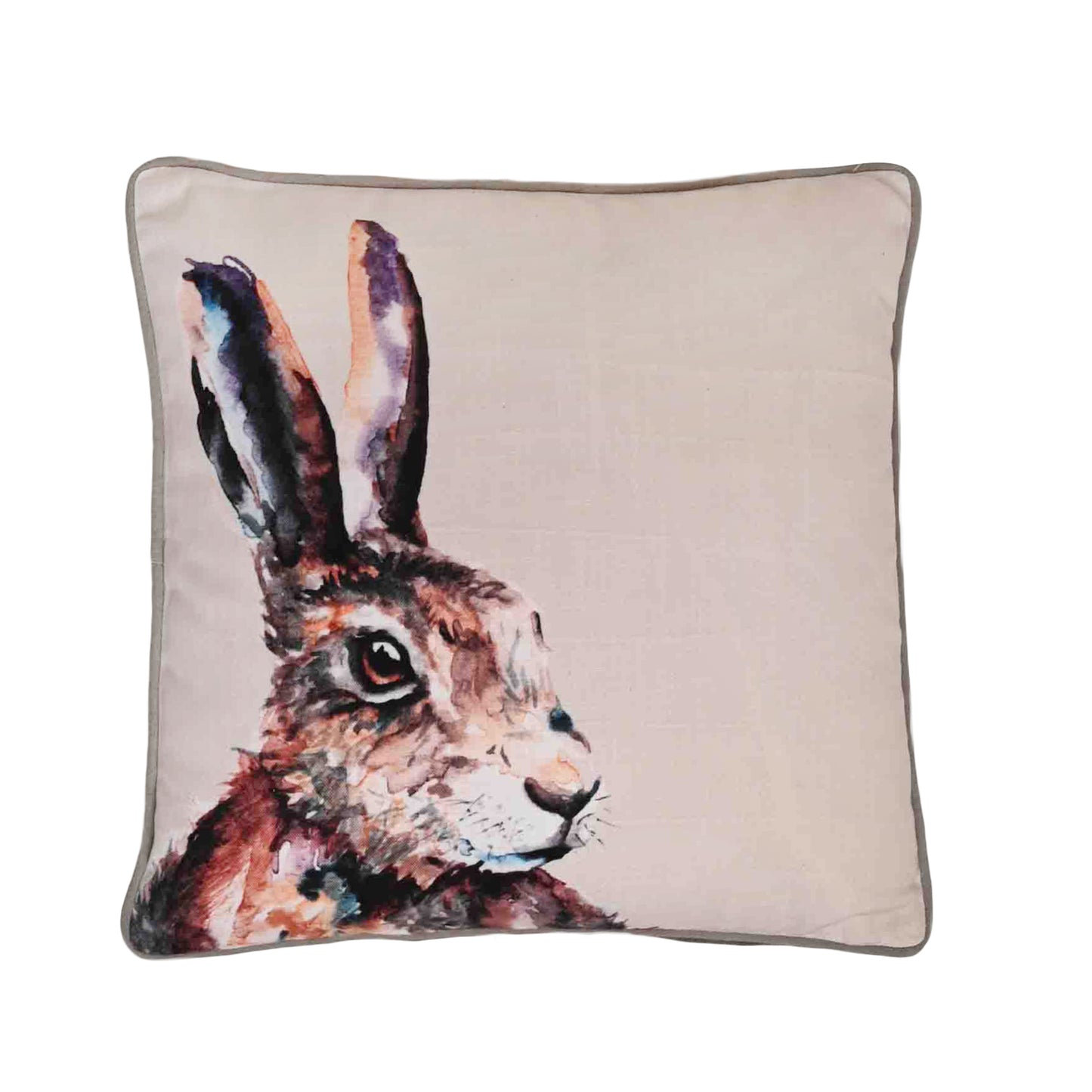 Meg Hawkins Hare Square Cushion (40cm x 40cm)