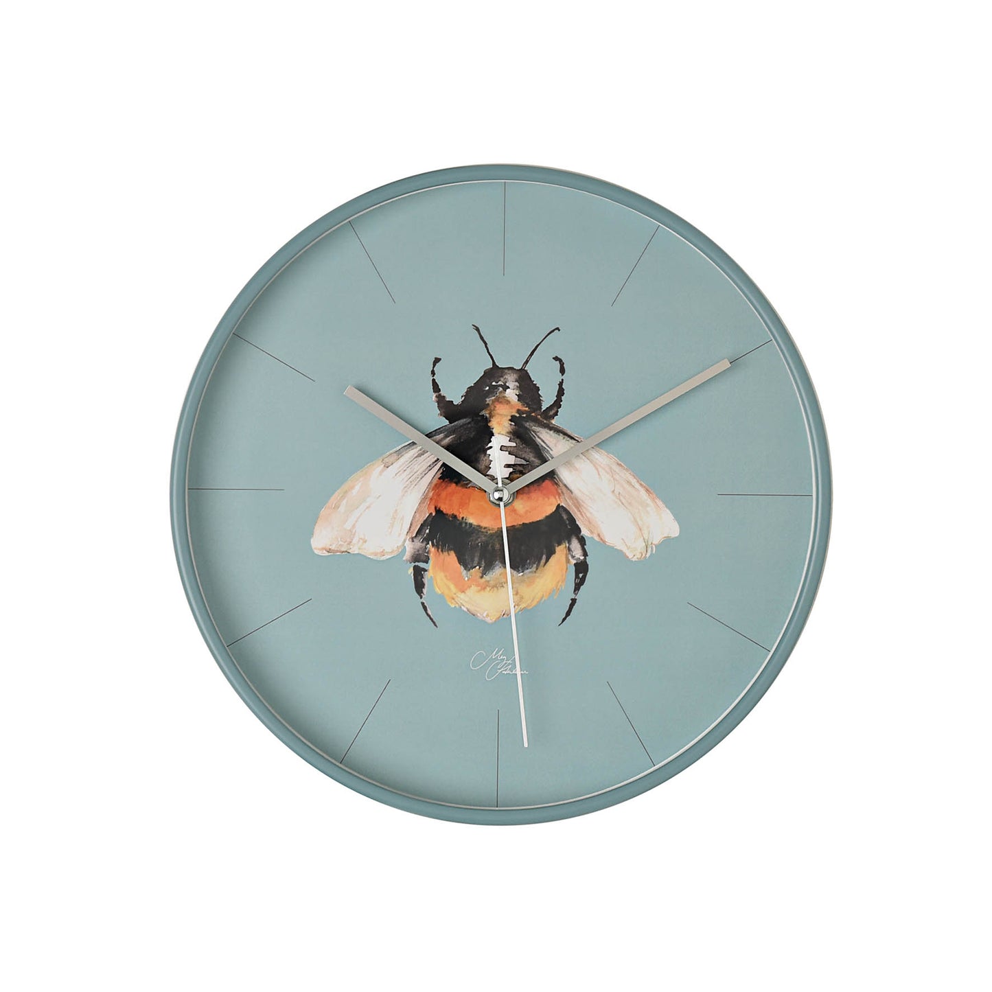 Meg Hawkins Bee Round Wall Clock (30cm)