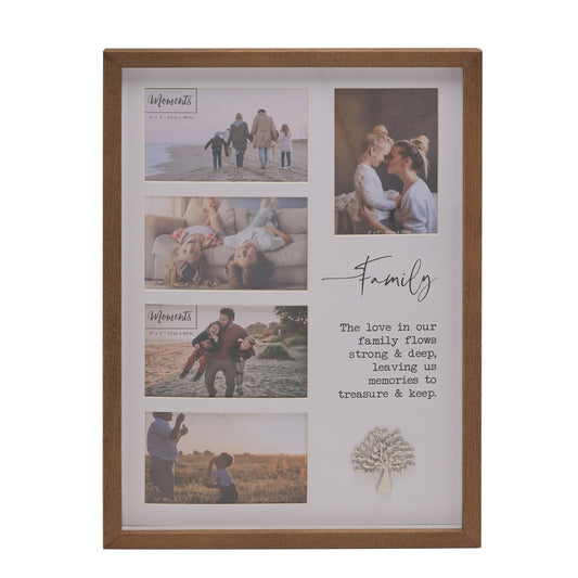 Moments Family Wooden Collage Frame