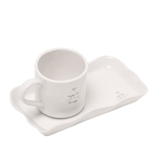 Moments Rectangular Plate With Mug A Little Moment