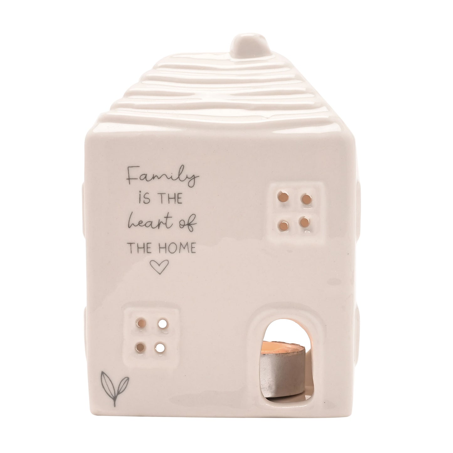 Moments Ceramic House Tealight Holder Family