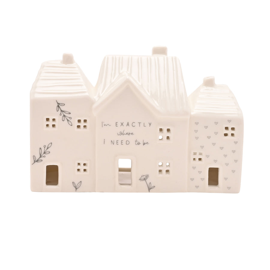 Moments Ceramic House Tealight Holder Where I Need To Be