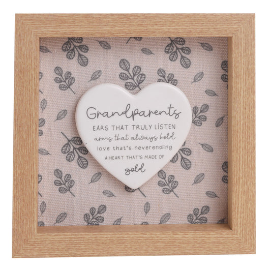 Moments Framed Plaque Grandparents