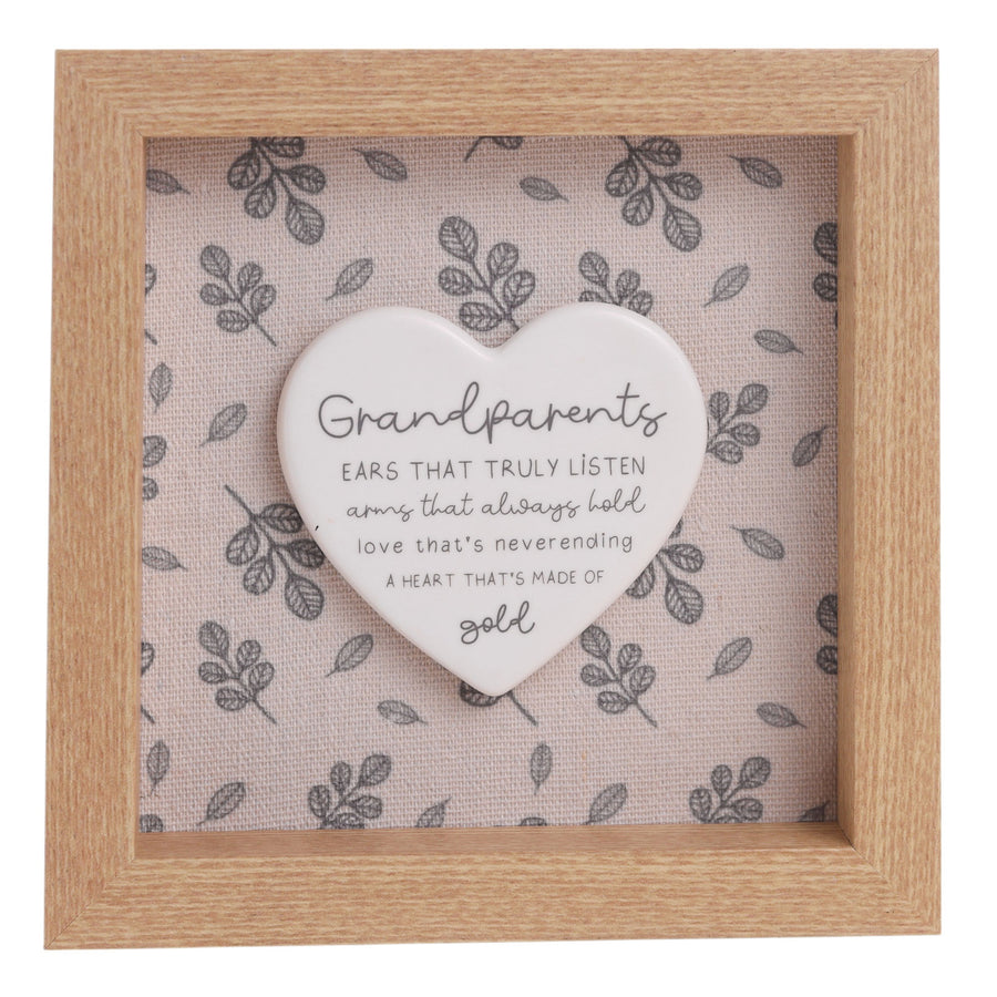 Moments Framed Plaque Grandparents