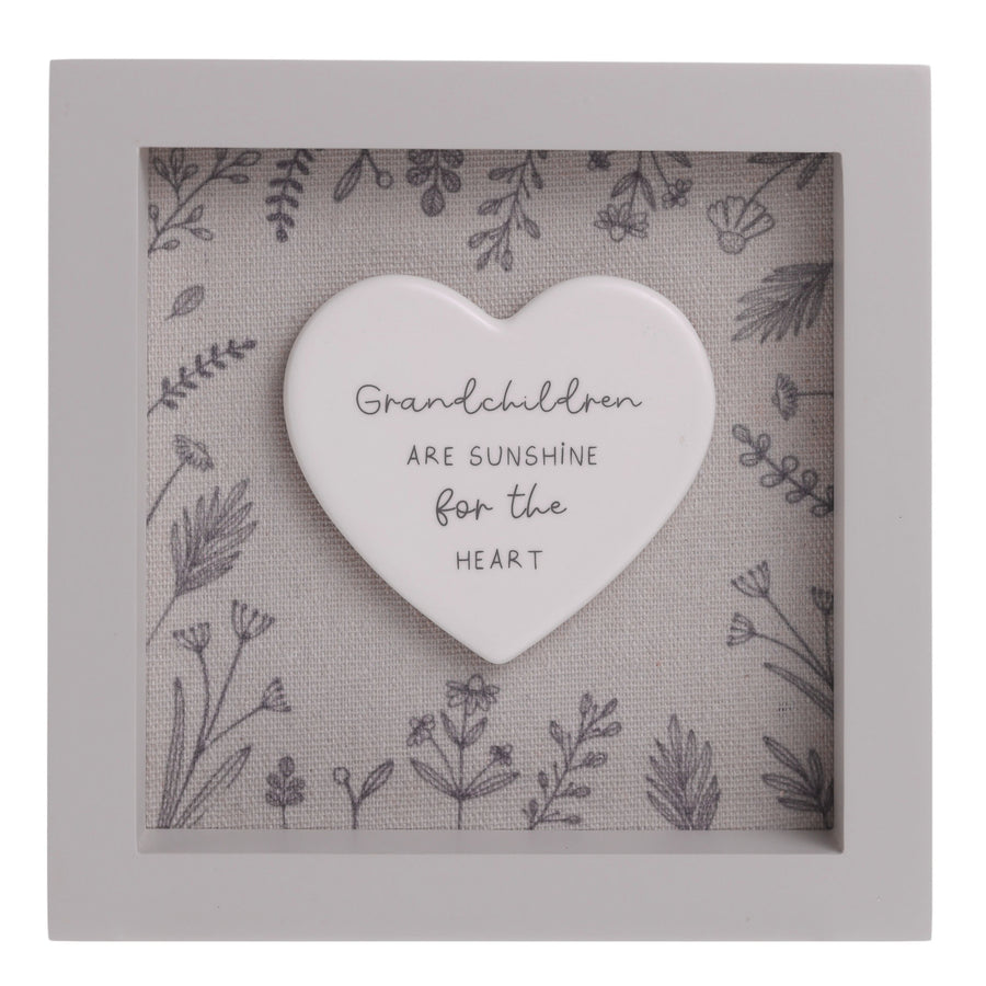 Moments Framed Plaque Grandchildren