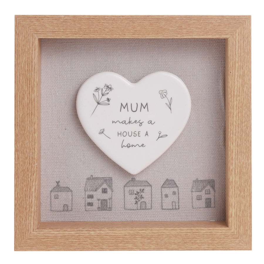 Moments Framed Plaque Mum Home