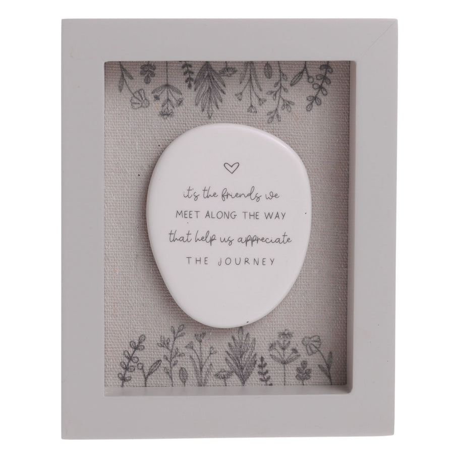 Moments Framed Plaque Friends Journey