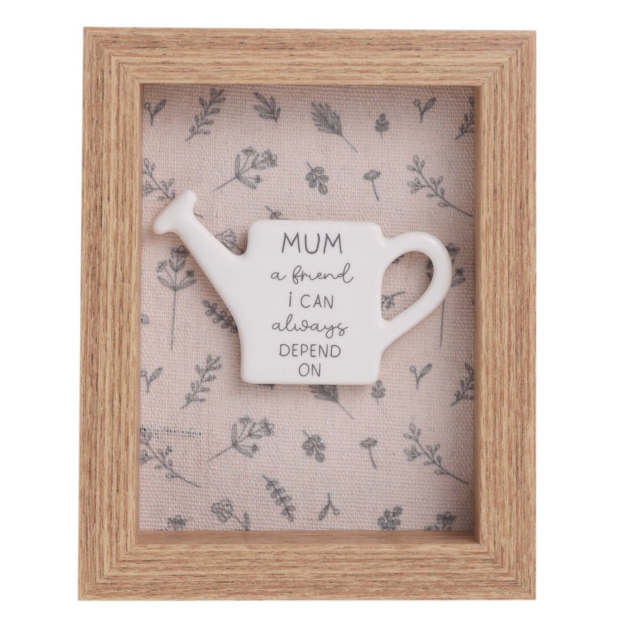 Moments Framed Plaque Mum Friend