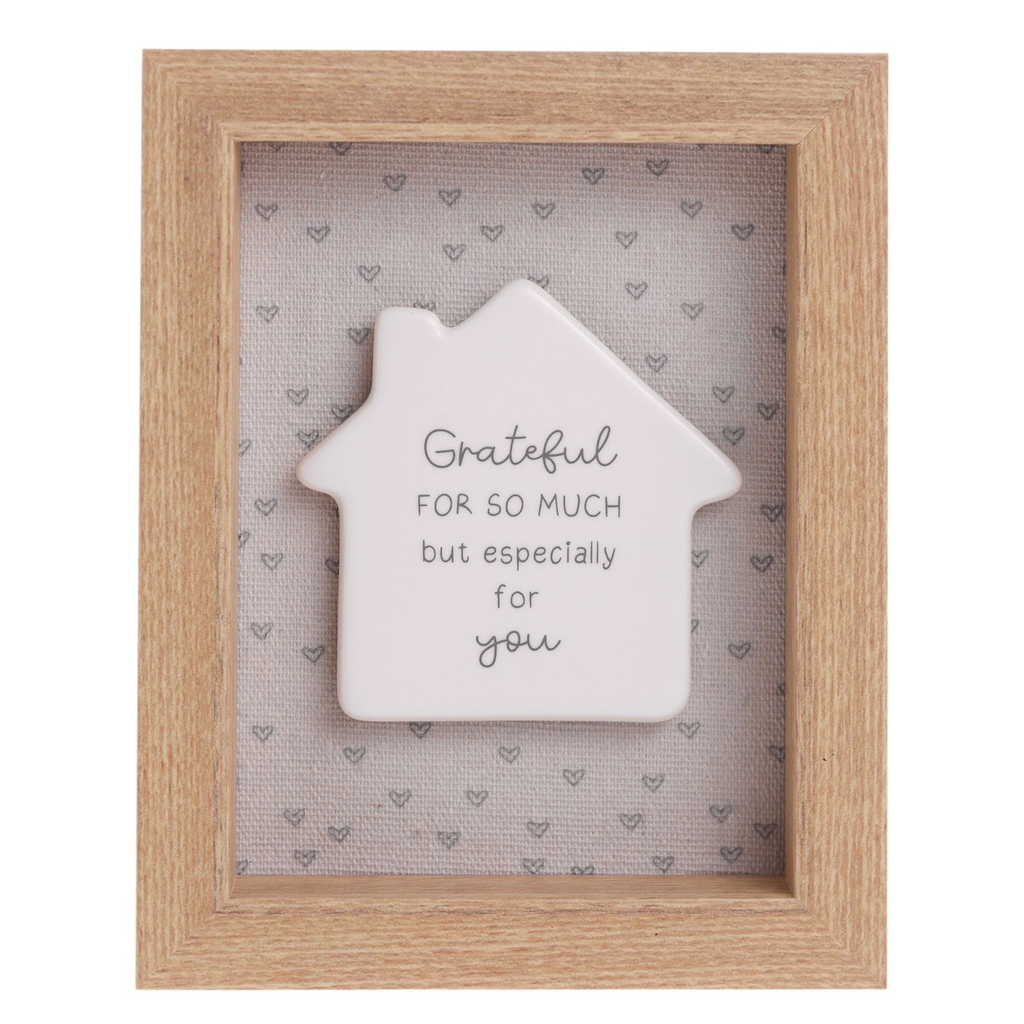 Moments Framed Plaque Grateful For You