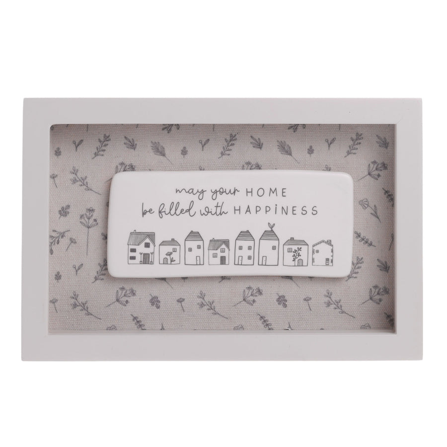 Moments Framed Plaque Home
