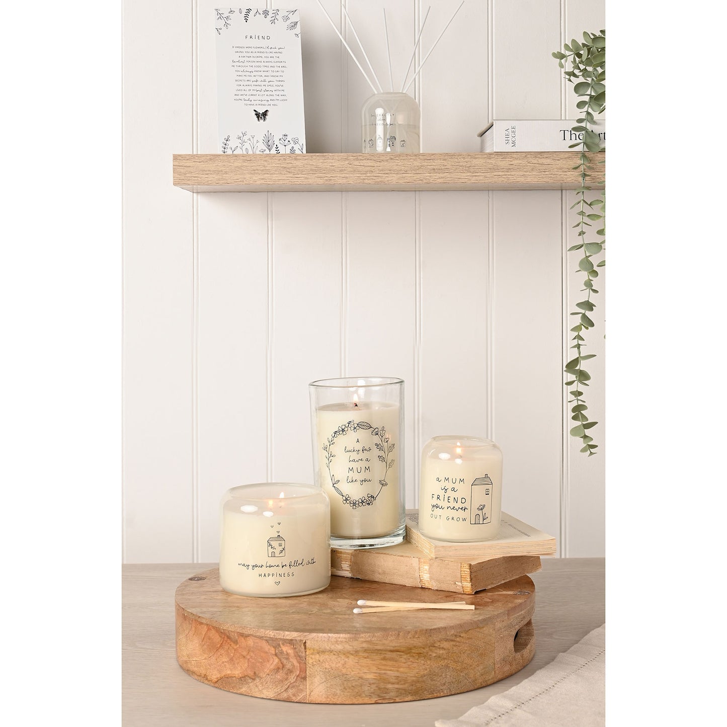 Moments Tall Candle Mum