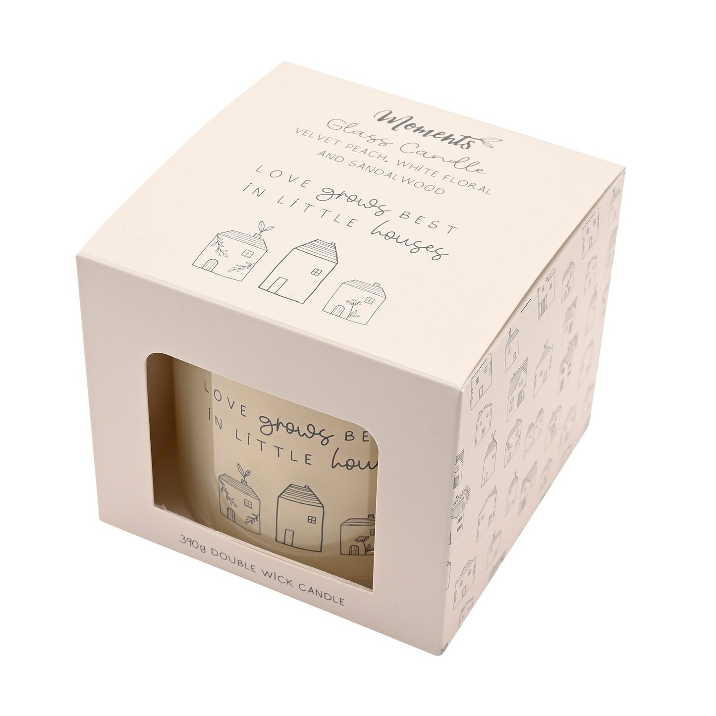 Moments Double Wick Candle Love
