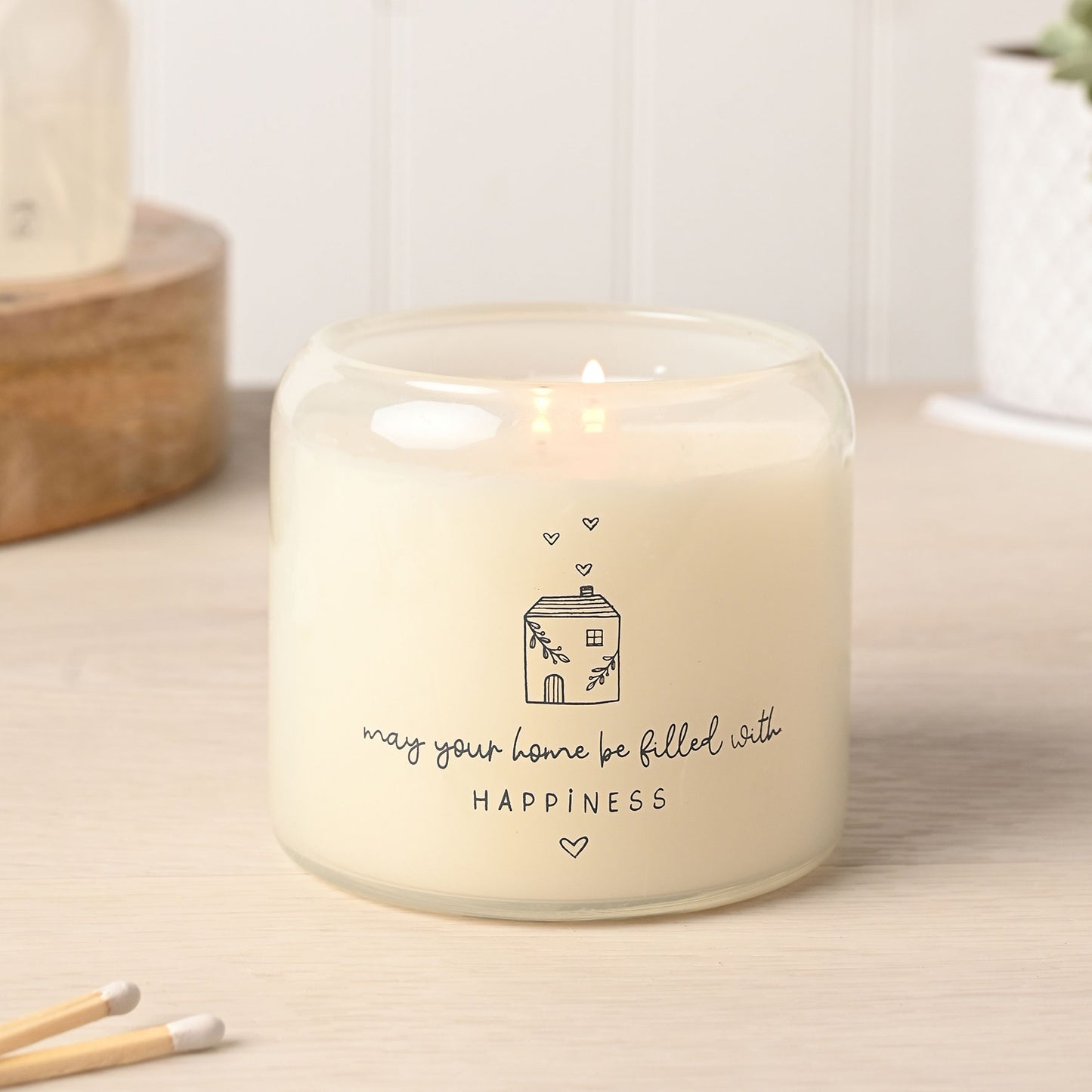 Moments Double Wick Candle Happy Home