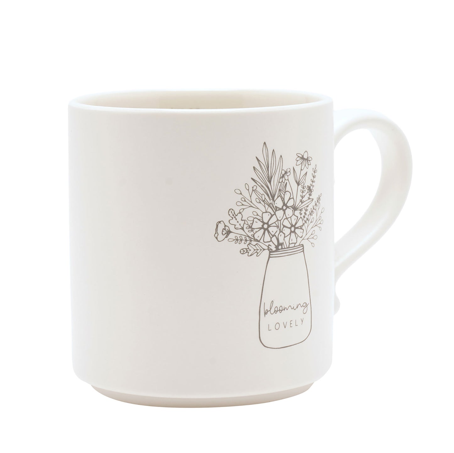 Moments Mug With Inside Words Blooming Lovely
