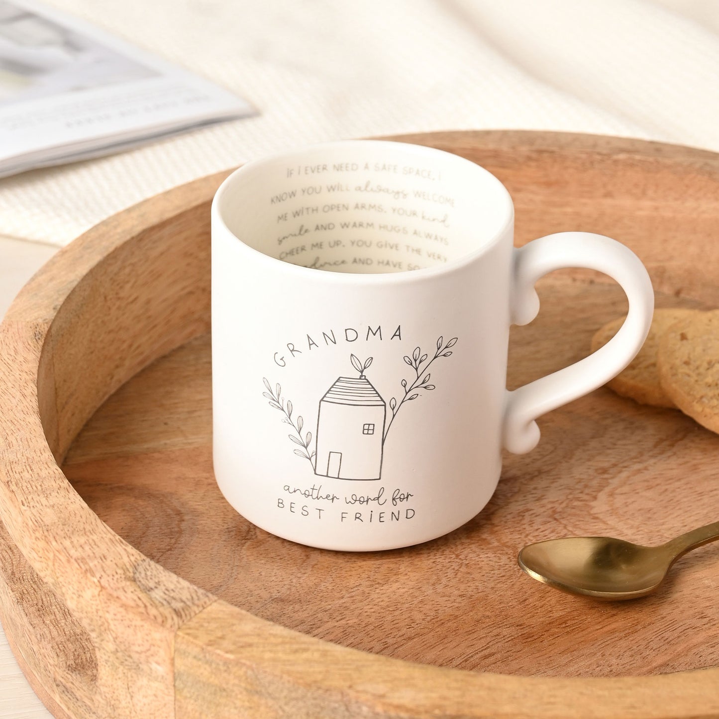 Moments Mug With Inside Words Grandma
