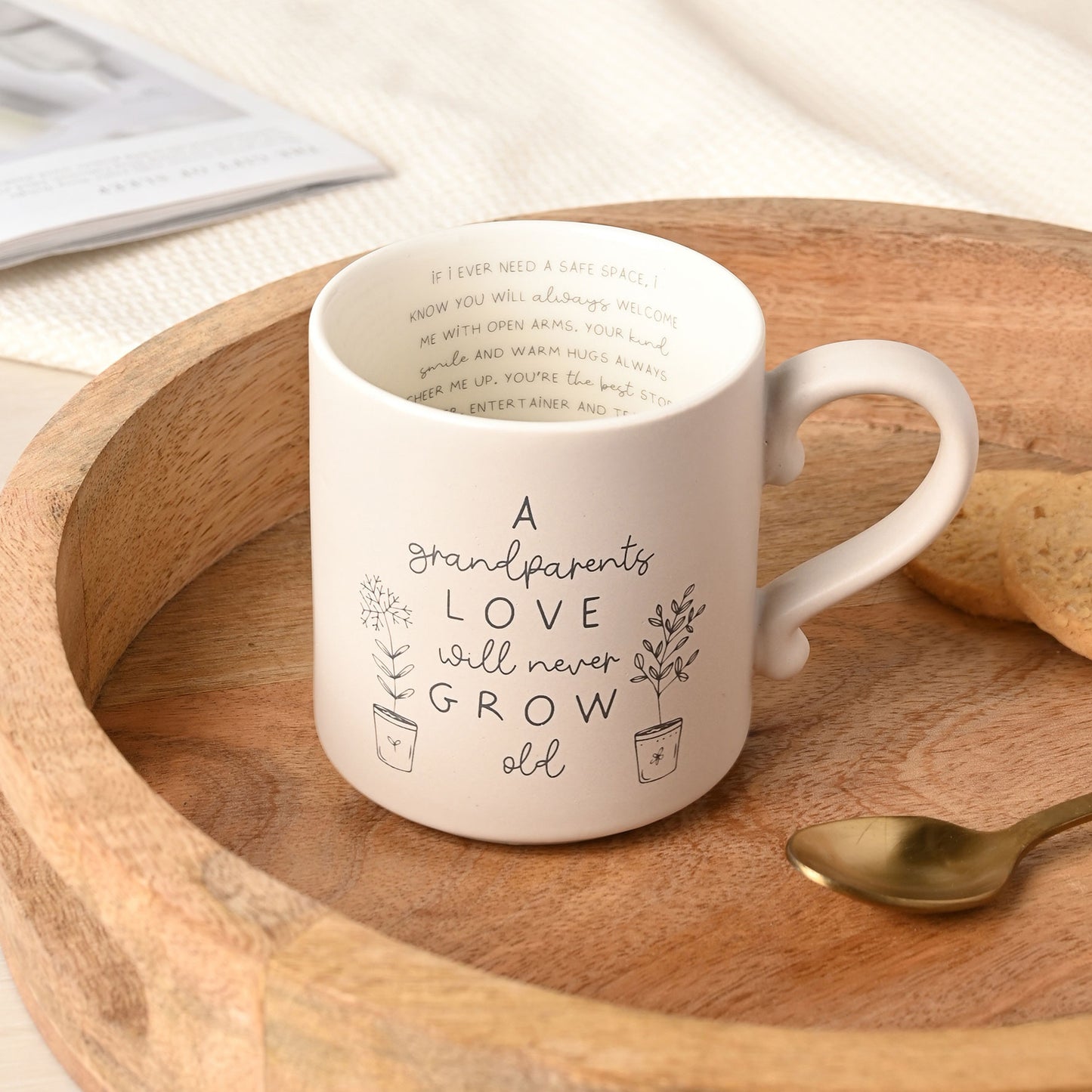 Moments Mug With Inside Words Grandparents