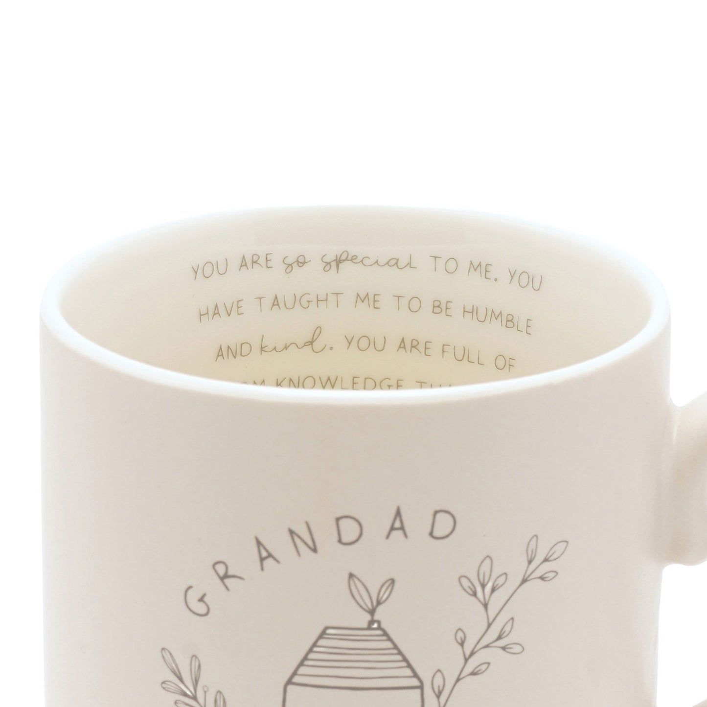 Moments Mug With Inside Words Grandad