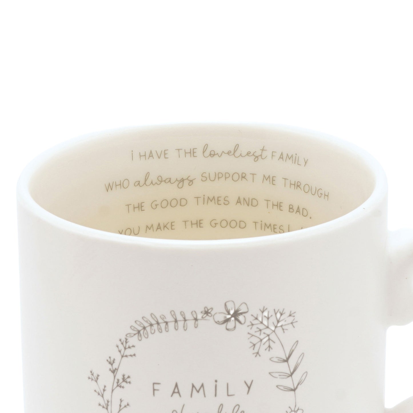 Moments Mug With Inside Words Family