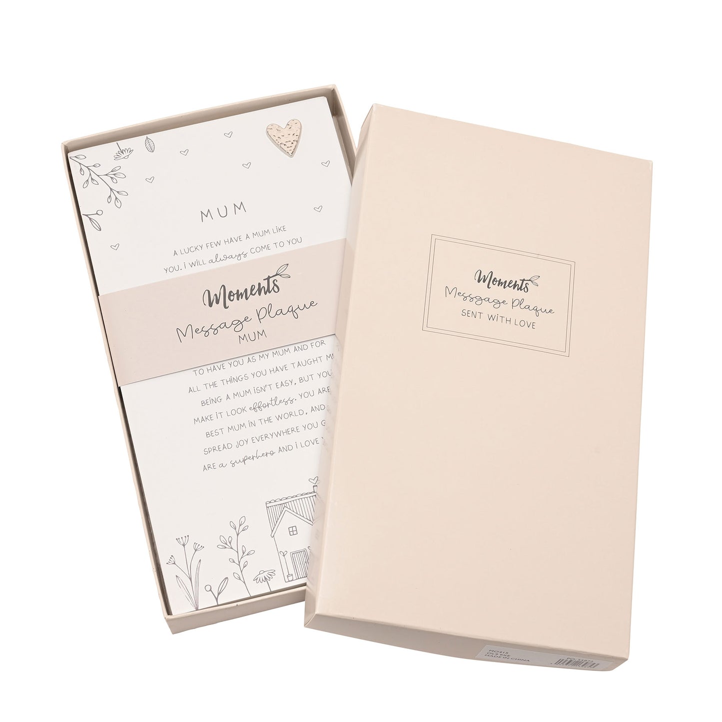 Moments Standing Verse Plaque Mum