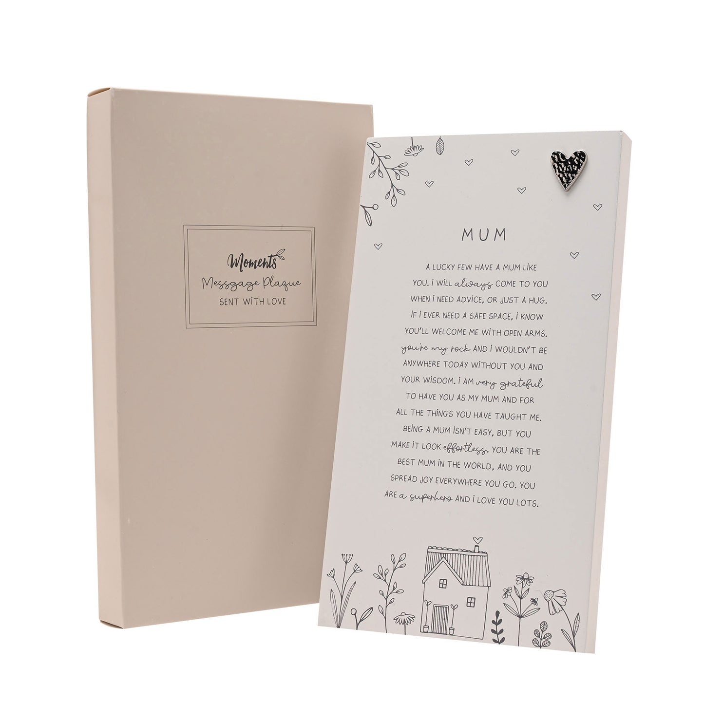 Moments Standing Verse Plaque Mum