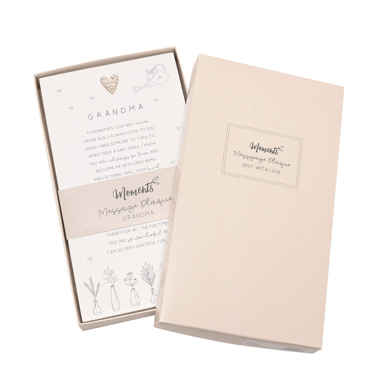 Moments Standing Verse Plaque Grandma