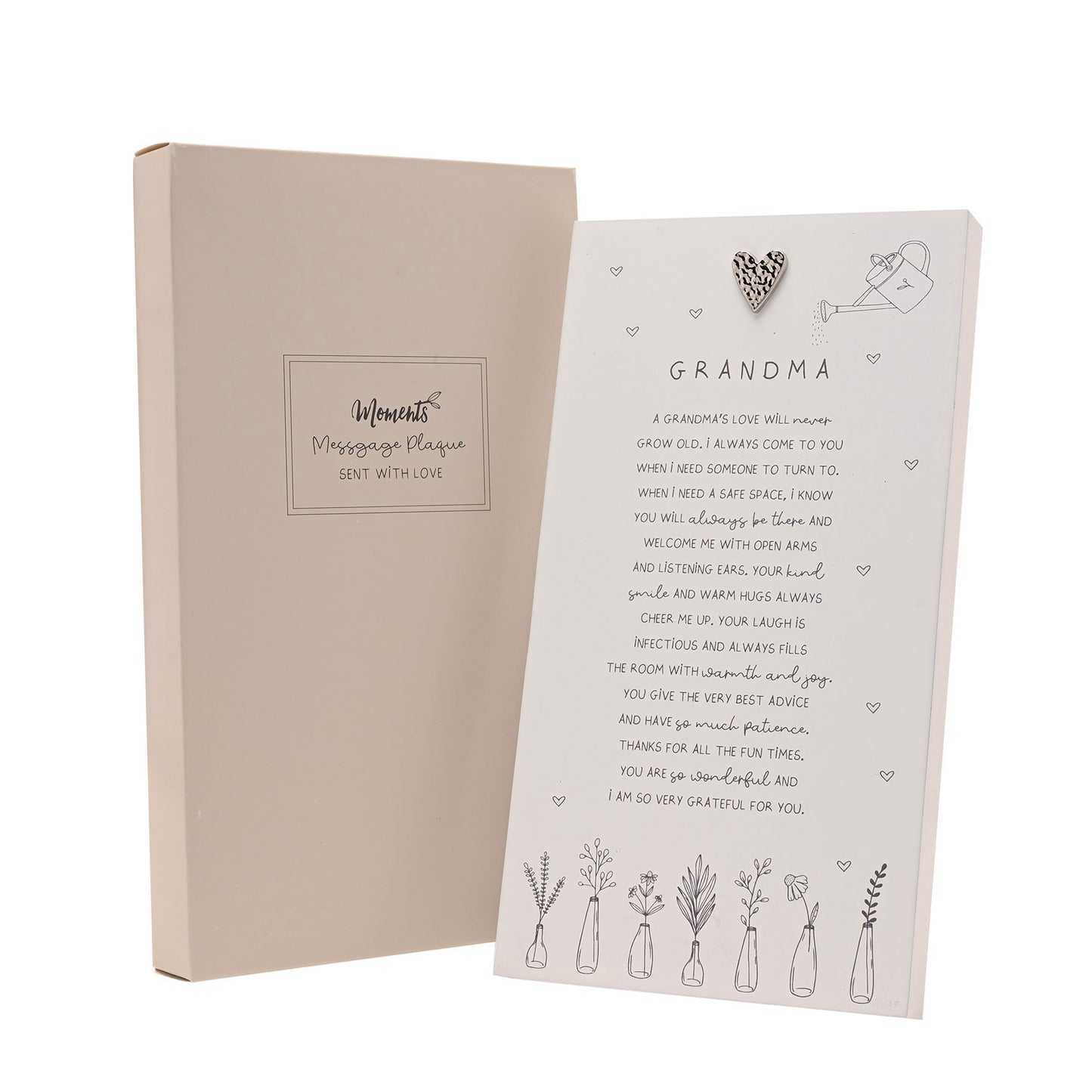 Moments Standing Verse Plaque Grandma