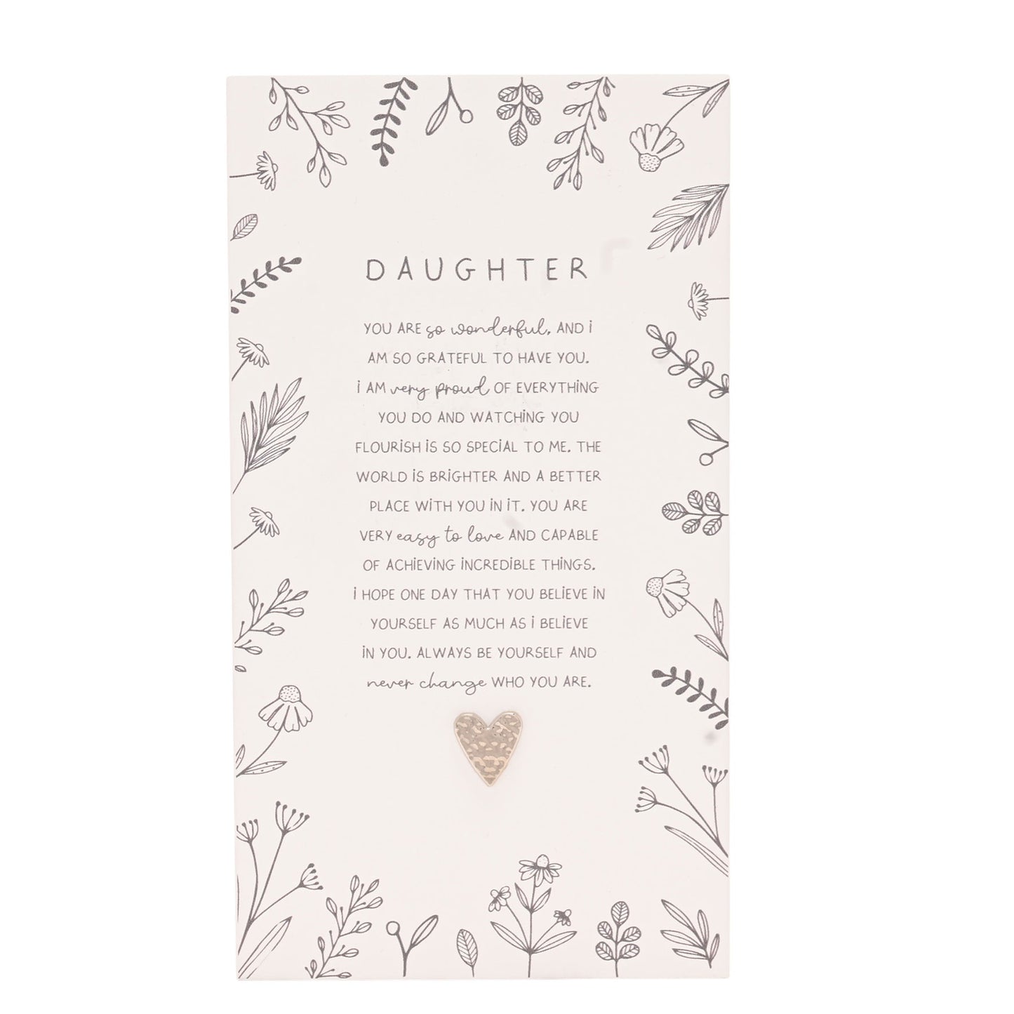 Moments Standing Verse Plaque Daughter