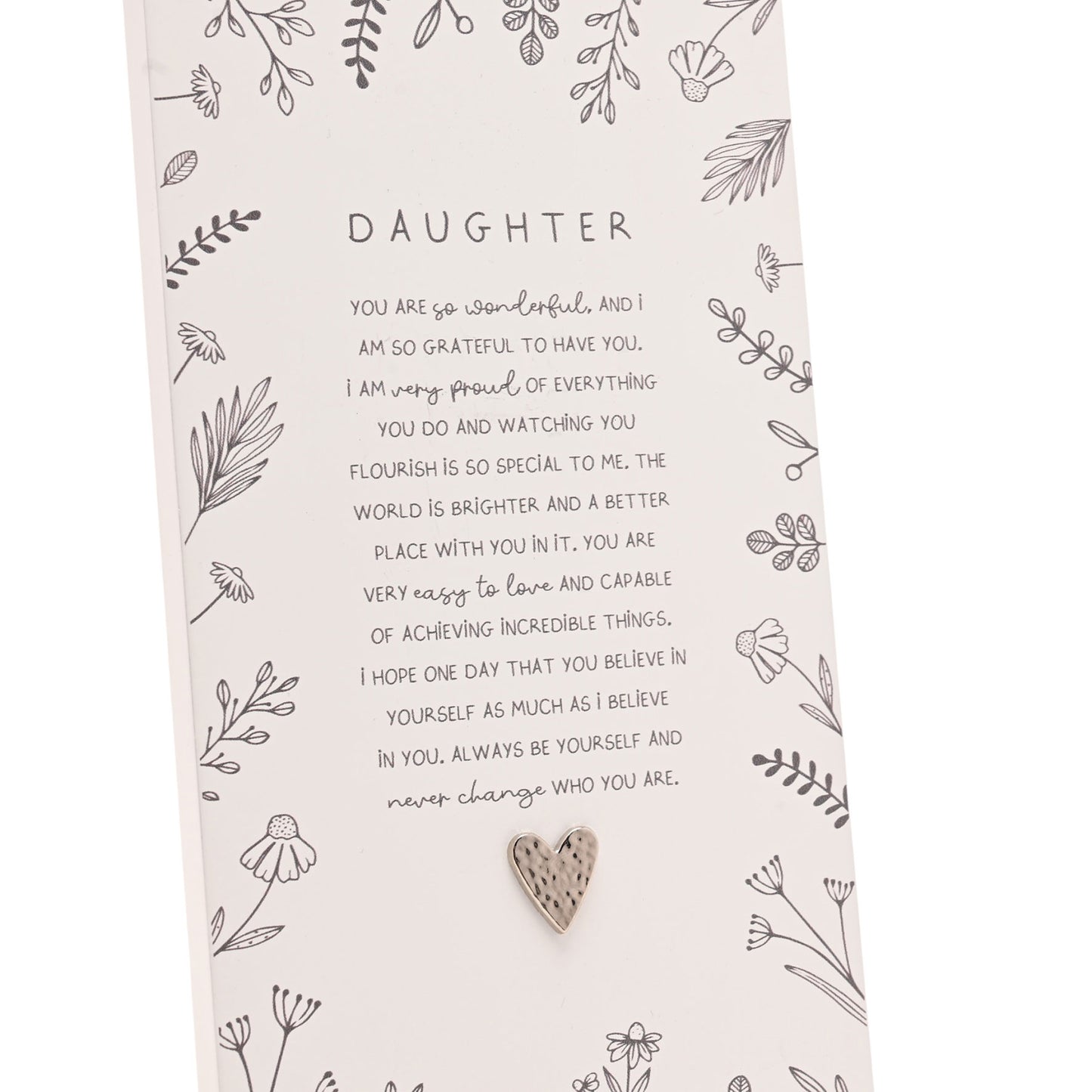 Moments Standing Verse Plaque Daughter