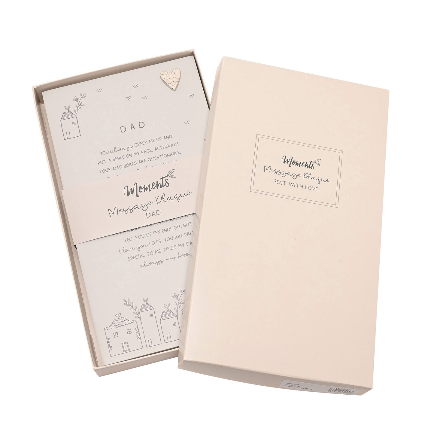 Moments Standing Verse Plaque Dad