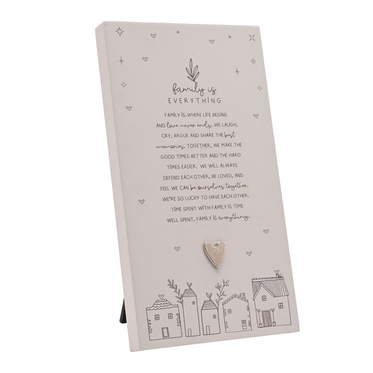 Moments Standing Verse Plaque Family