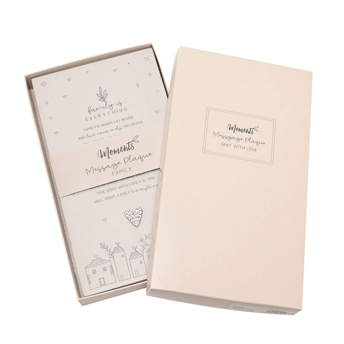 Moments Standing Verse Plaque Family