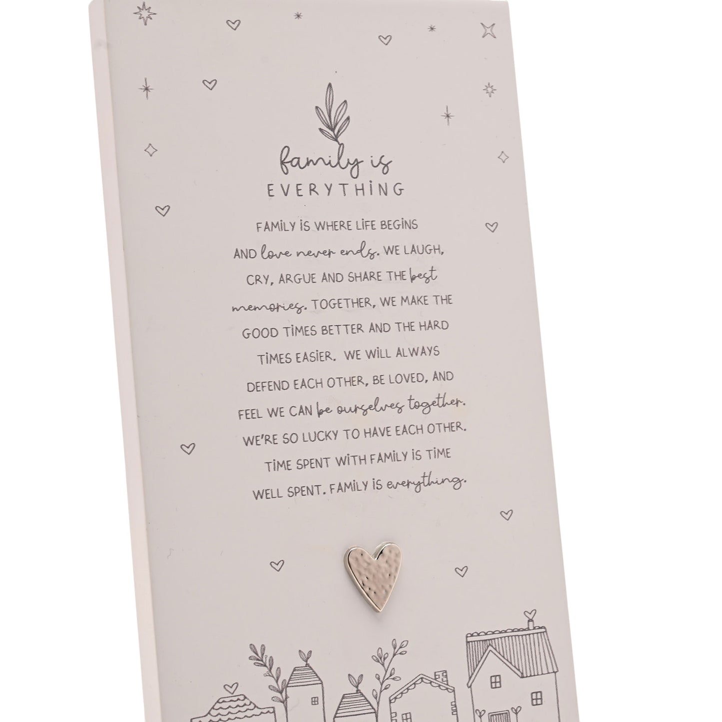 Moments Standing Verse Plaque Family