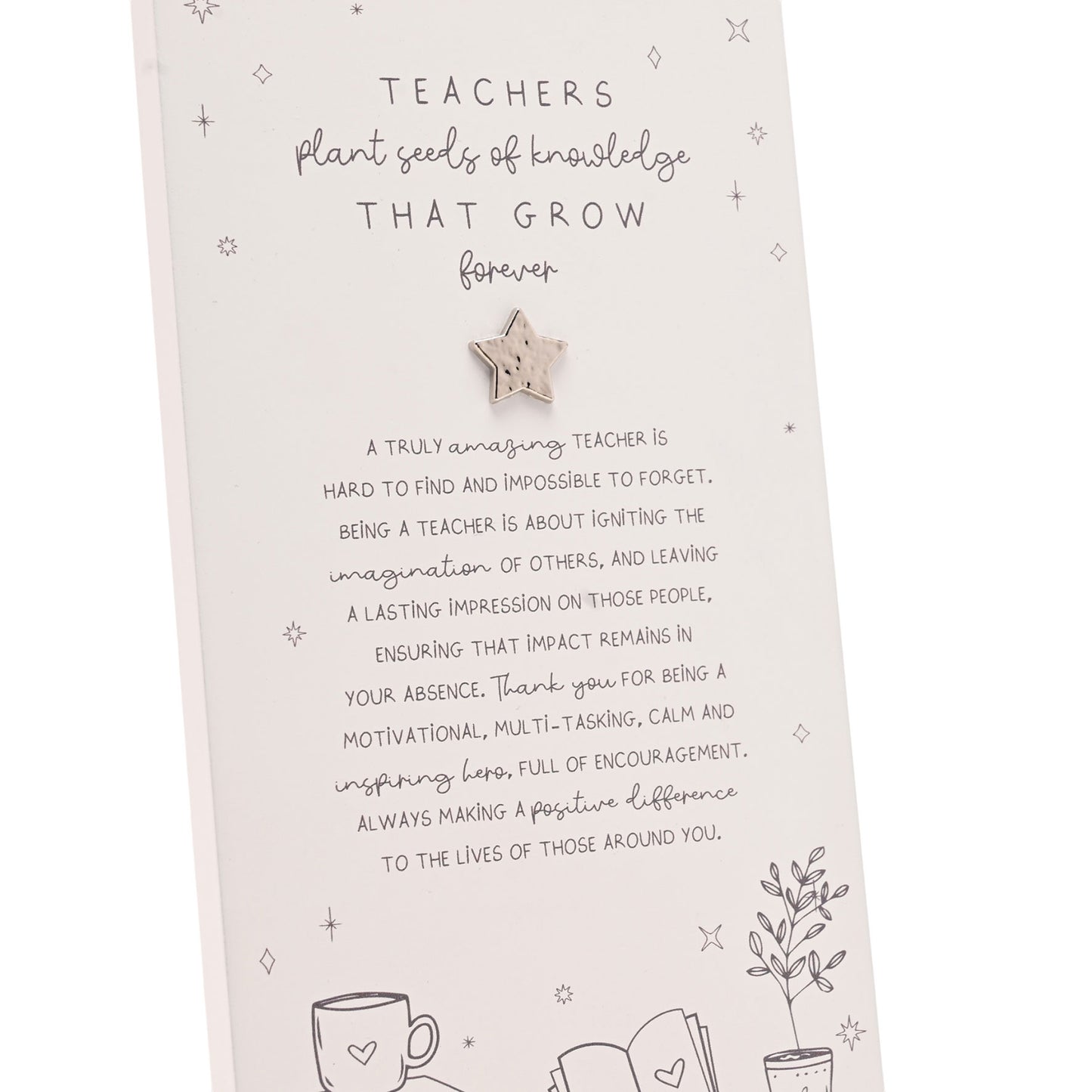 Moments Standing Verse Plaque Teacher