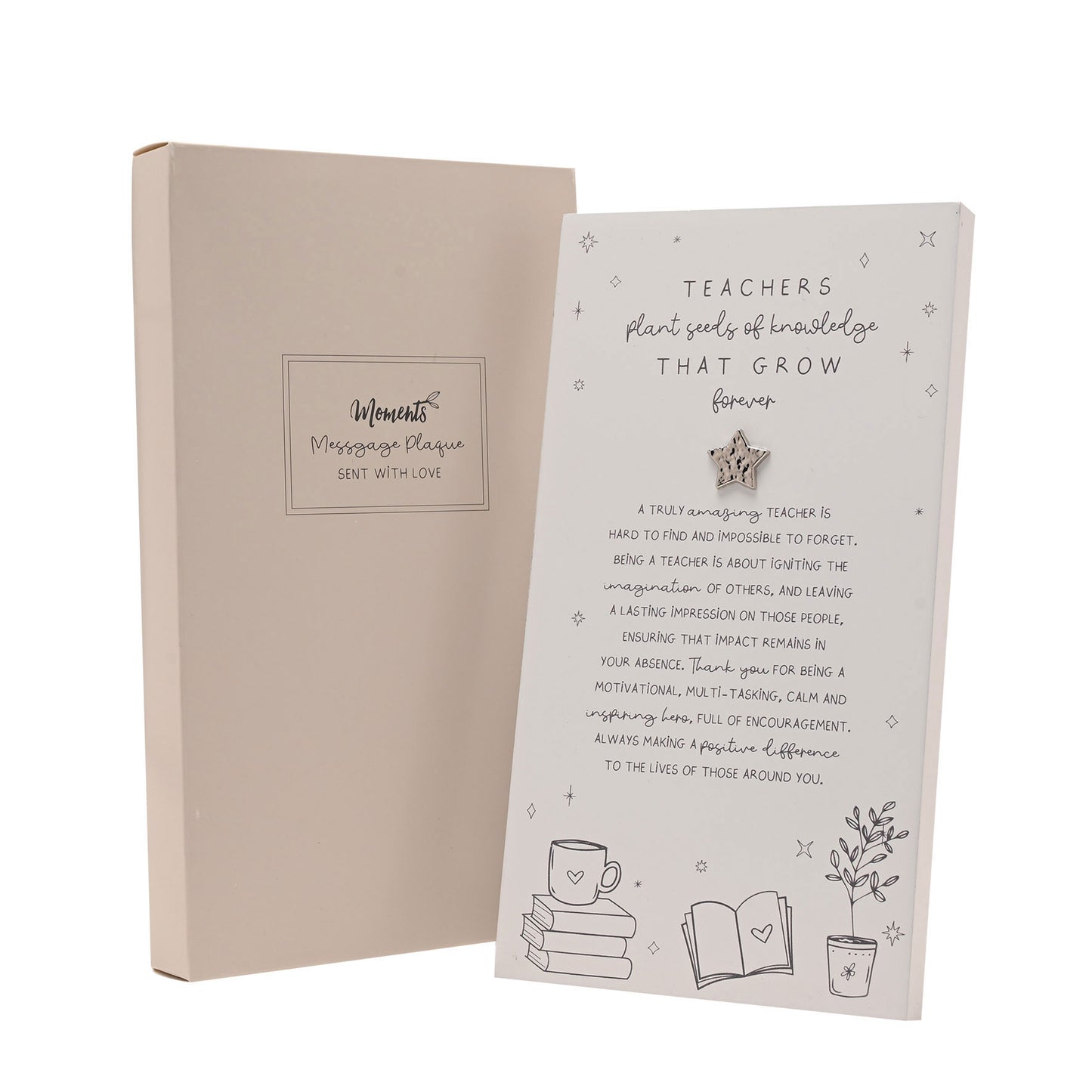 Moments Standing Verse Plaque Teacher