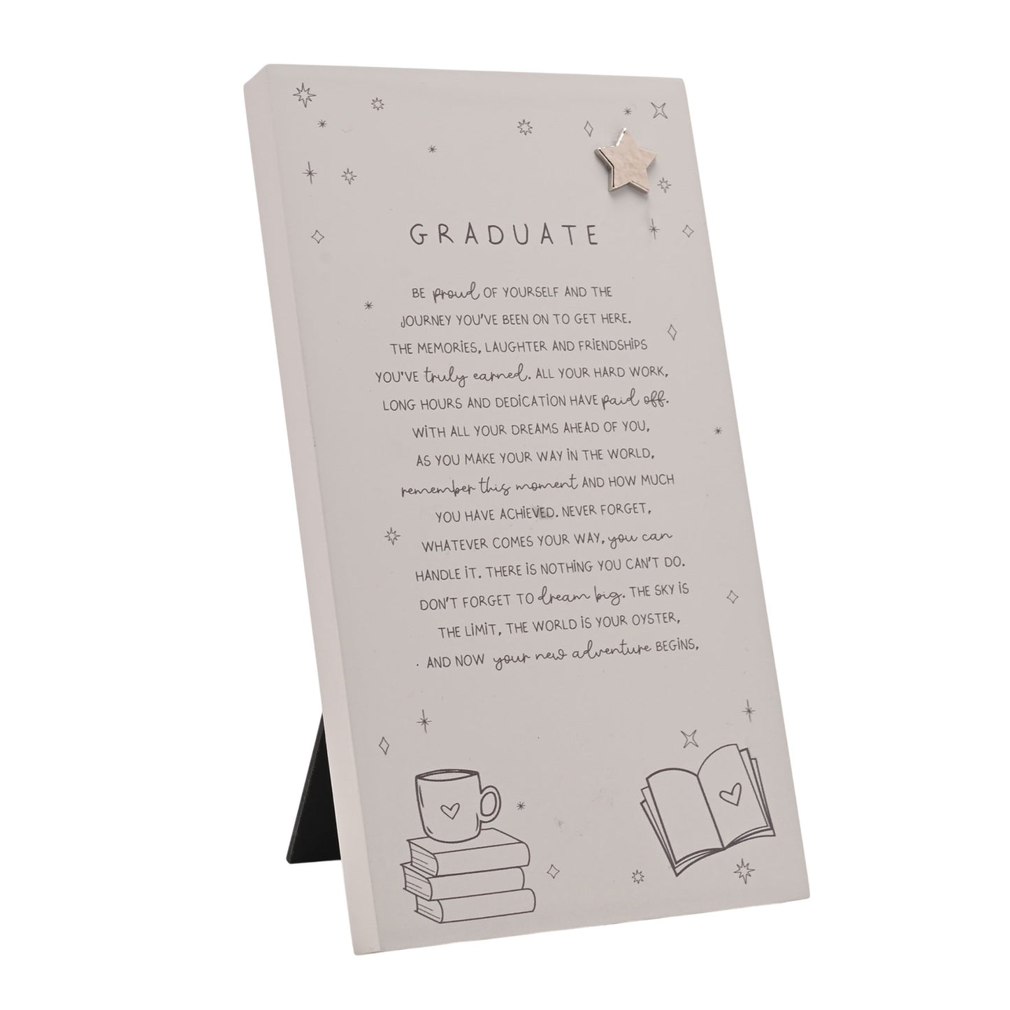 Moments Standing Verse Plaque Graduate