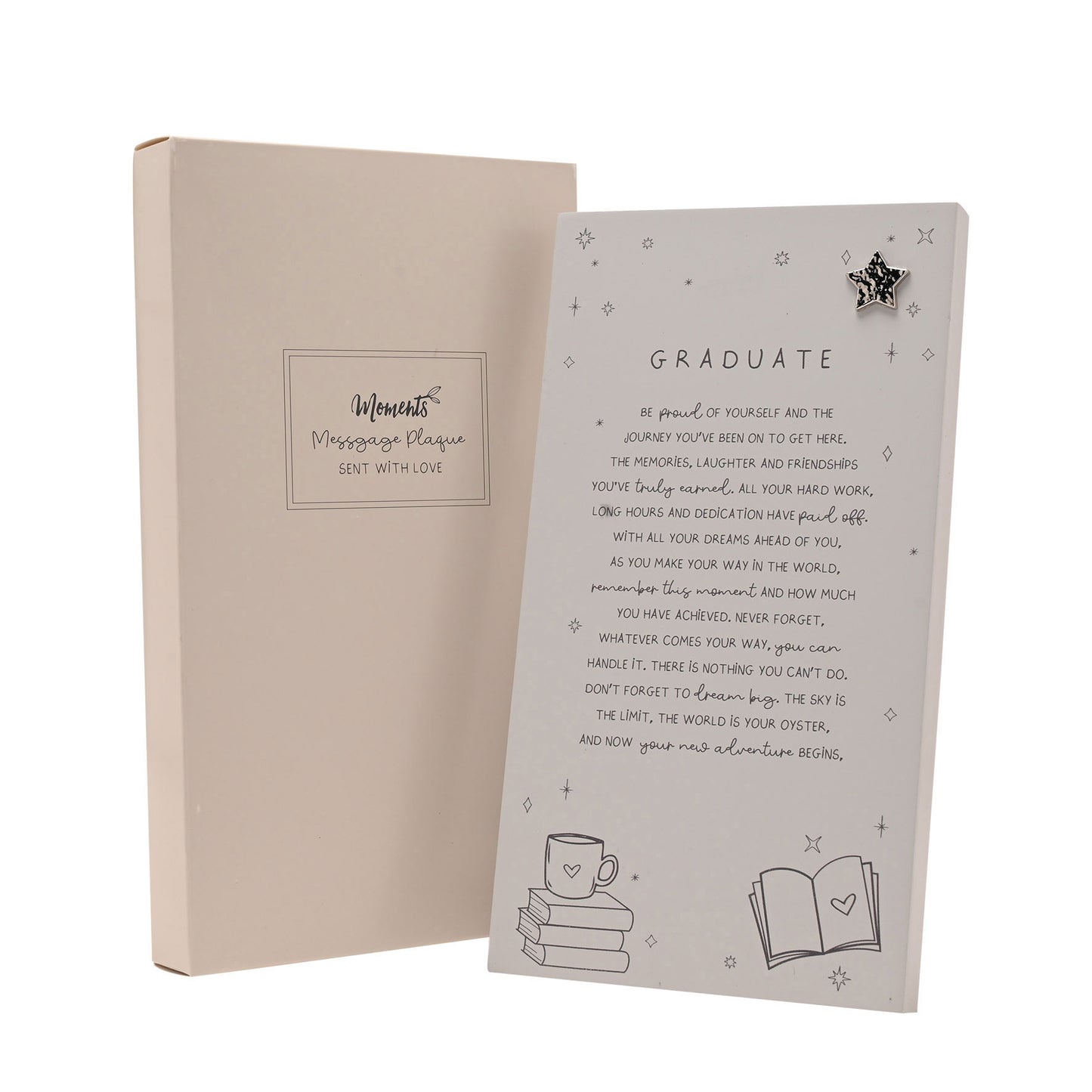 Moments Standing Verse Plaque Graduate