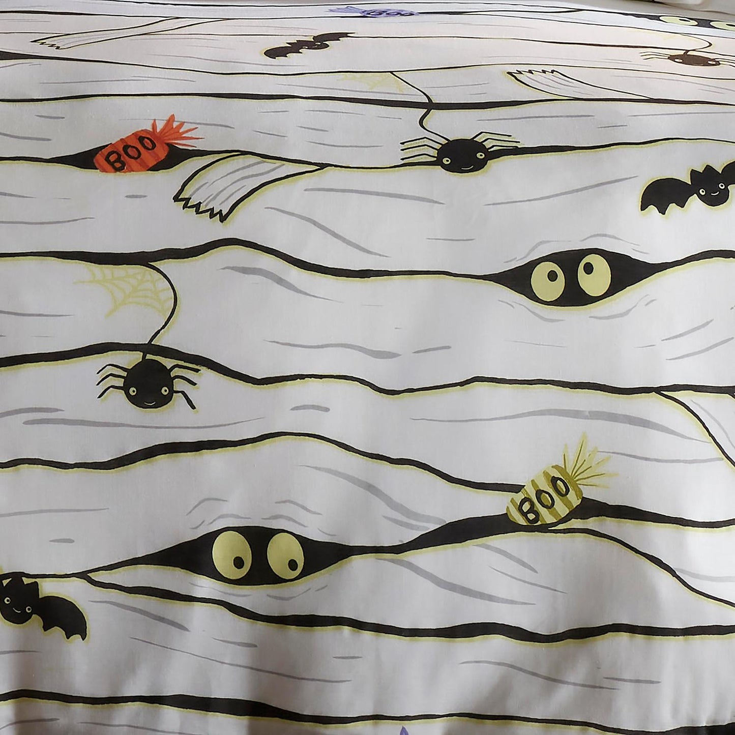 Mummy Glow in the Dark Reversible Duvet Set