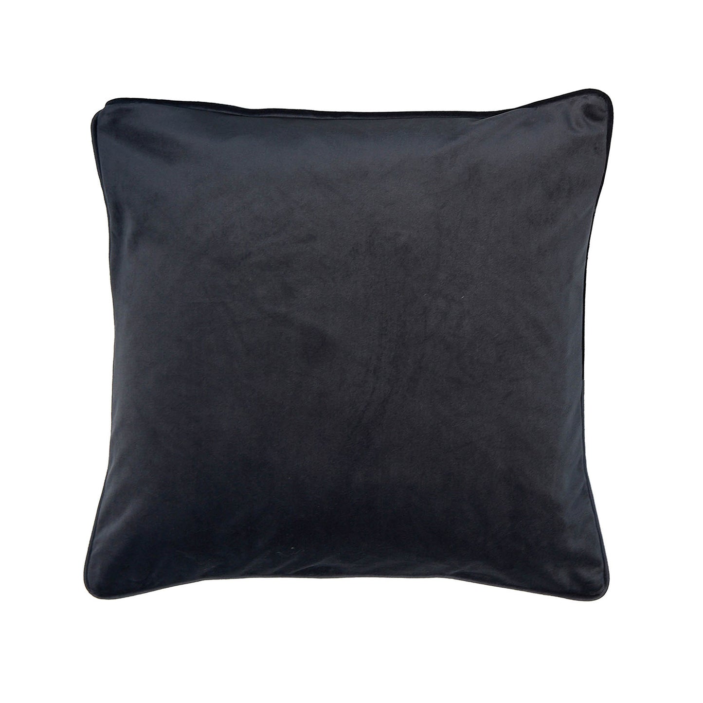 Clarissa Hulse Maidenhair Vine French Navy Velvet Cushion (43cm x 43cm)