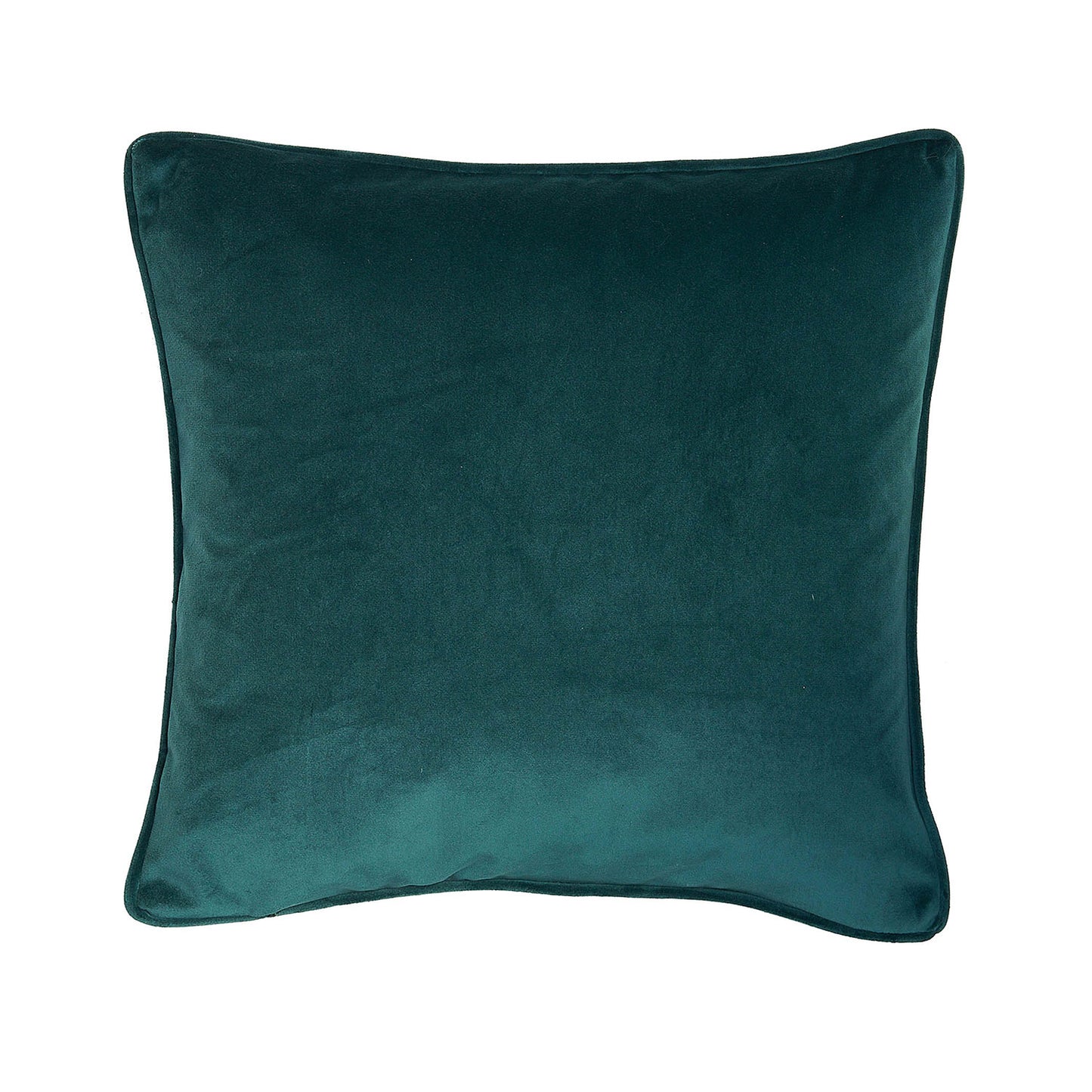 Clarissa Hulse Maidenhair Vine Peacock Velvet Cushion (43cm x 43cm)