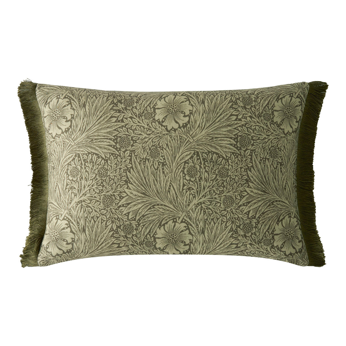 William Morris At Home Marigold Olive Cushion (40cm x 60cm)