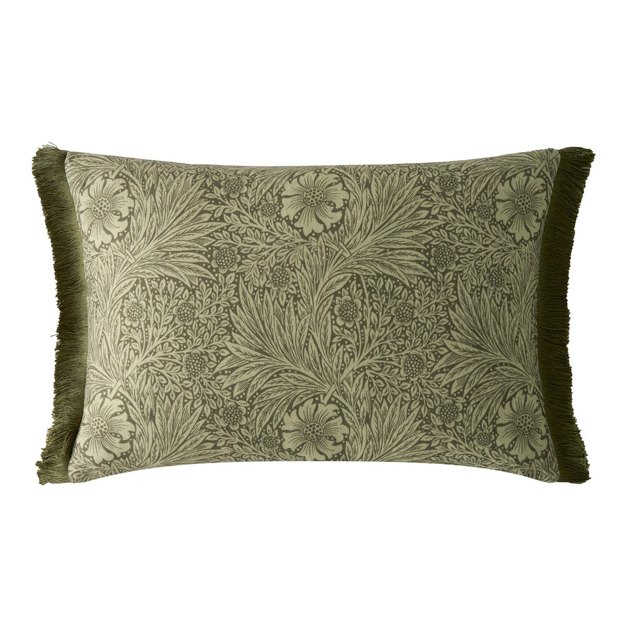 William Morris At Home Marigold Olive Cushion (40cm x 60cm)
