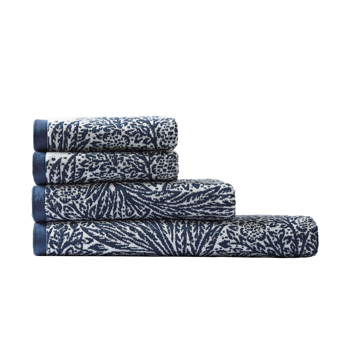 William Morris At Home Marigold Prussian Blue Towels