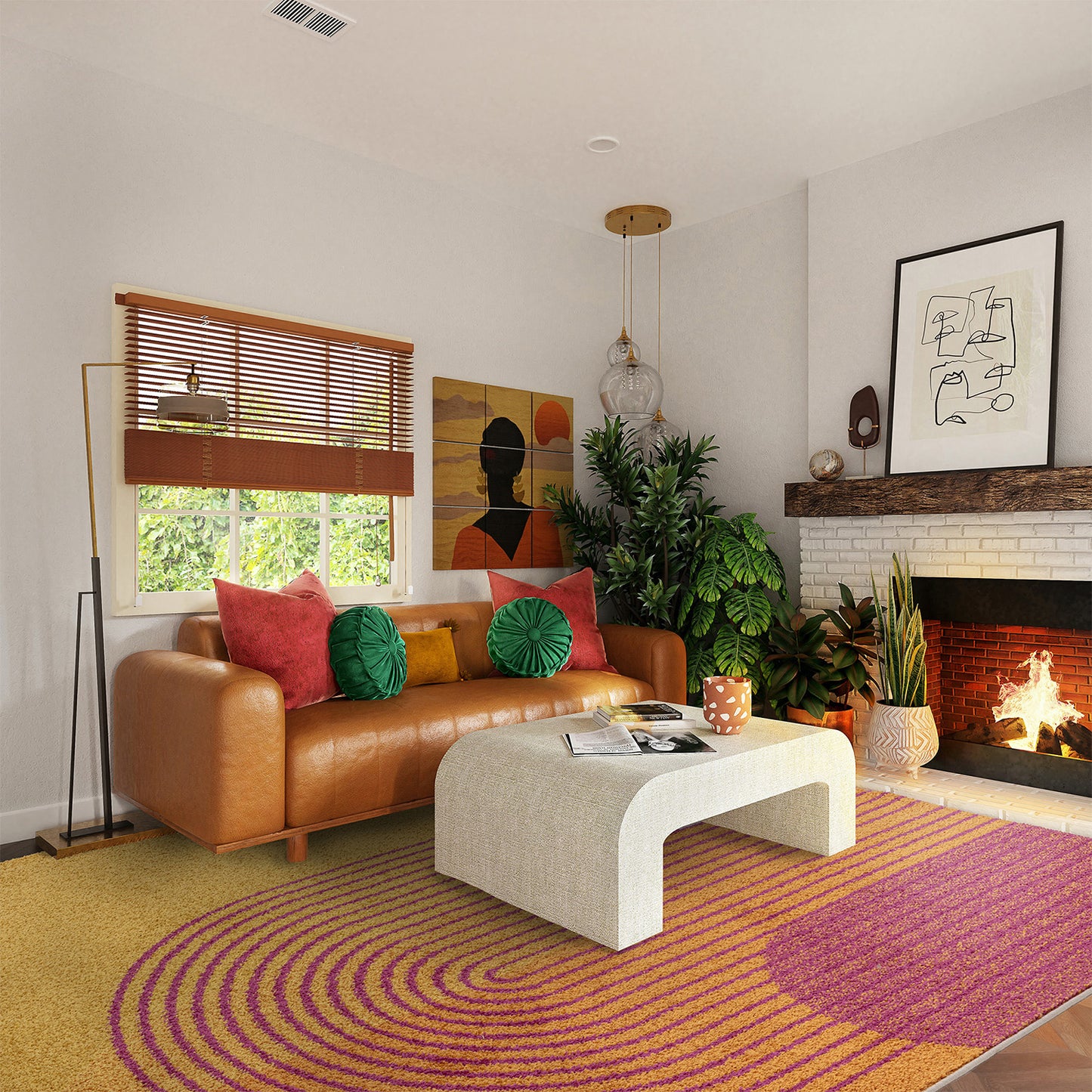 Muse MU13 Retro Orange Rug