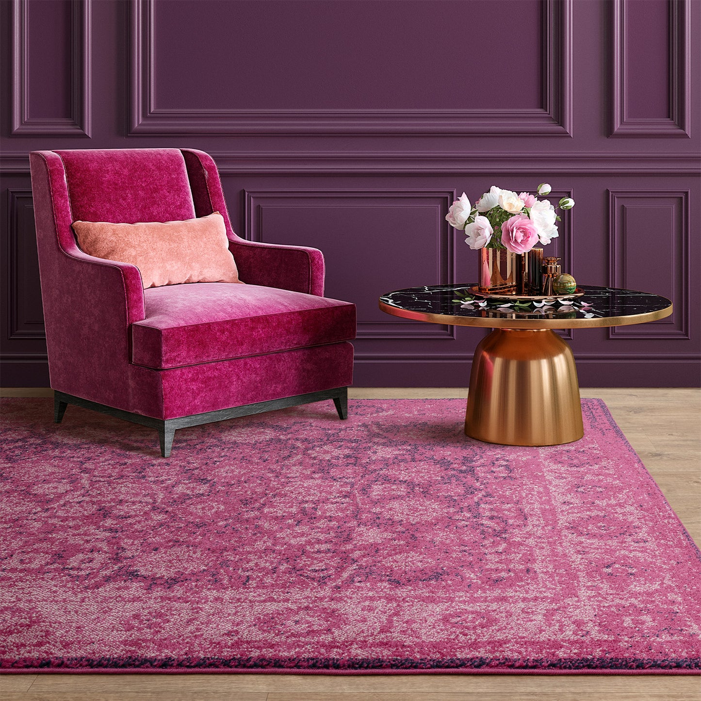 Muse MU28 Heritage Pink Rug