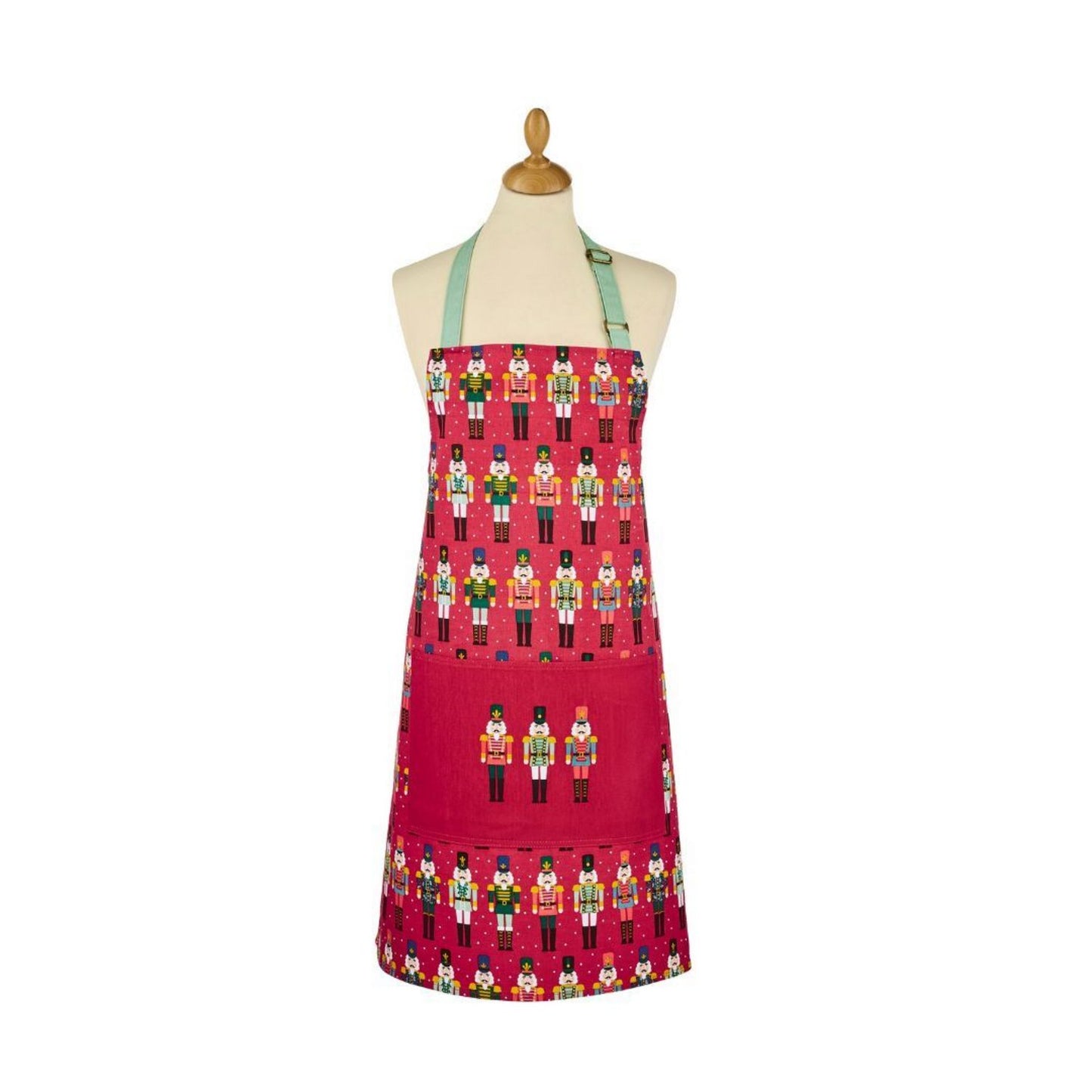 Nutcracker Parade Red Cotton Apron